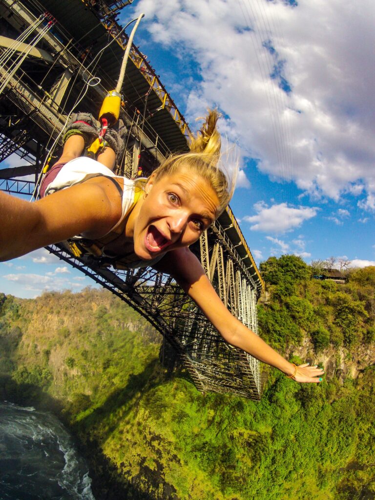 Bungee Jumping In Victoria Falls